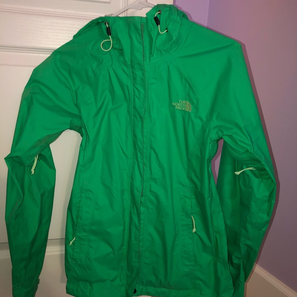 North Face rain coat